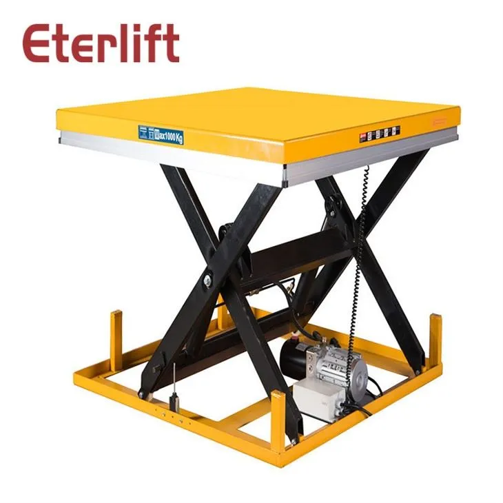 বৈদ্যুতিক স্থির কাঁচি লিফট প্ল্যাটফর্ম