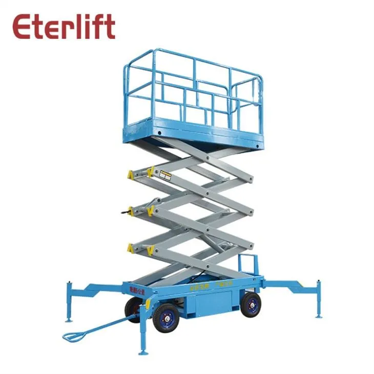 সেমি ইলেকট্রিক হাইড্রোলিক কাঁচি লিফট প্ল্যাটফর্ম