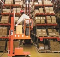 ইলেকট্রিক অর্ডার পিকার রিক্লেইমার স্ট্যাকার