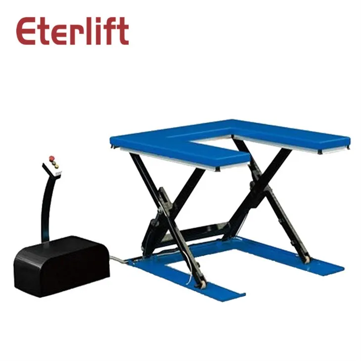 ডাবল কাঁচি স্টেশনারী লিফট টেবিল 4000 কেজি