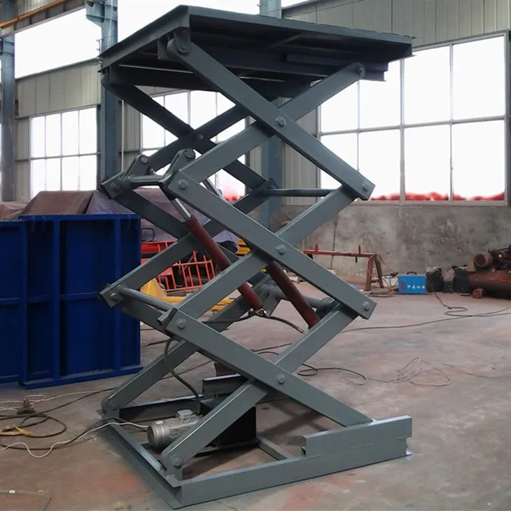 বৈদ্যুতিক হাইড্রোলিক কাঁচি লিফট টেবিল 2200lbs