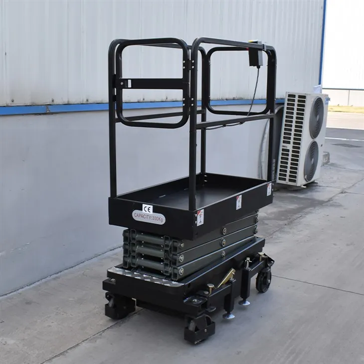 ম্যানুয়াল মোবাইল কাঁচি-লিফট টেবিল