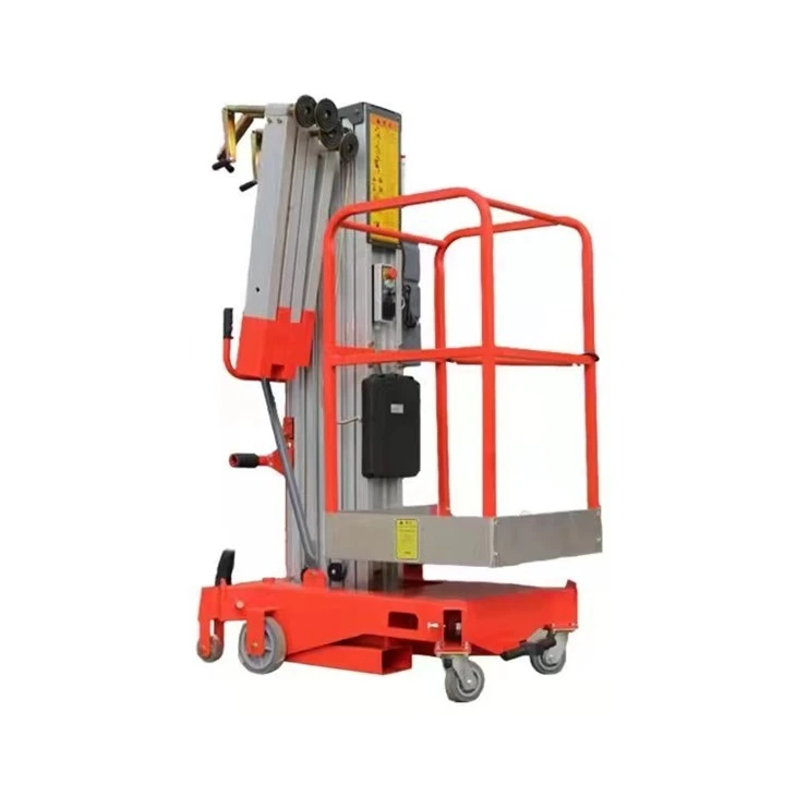 Single Mast Mobile Aluminium Work Platform