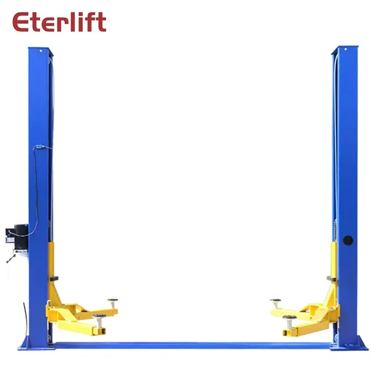 গাড়ির জন্য দুটি পোস্ট উল্লম্ব লিফট