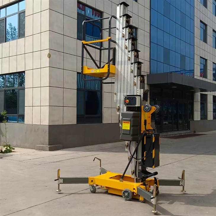 vertical telescopic man lift