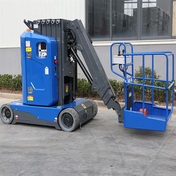 জিবের সাথে স্ব-চালিত উল্লম্ব মাস্ট লিফট