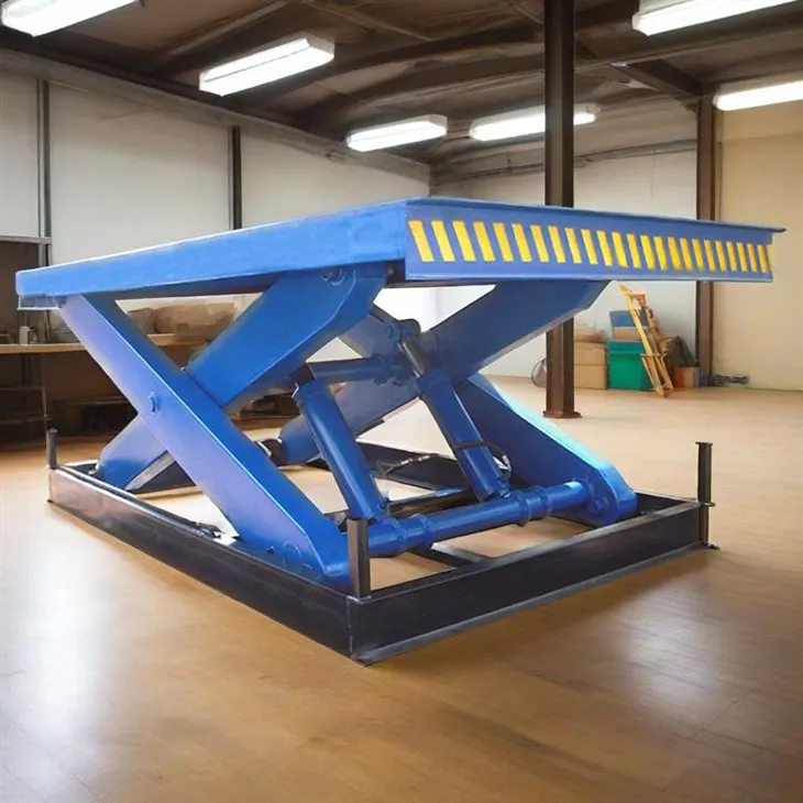 স্টেশনারি কাঁচি লিফট টেবিল