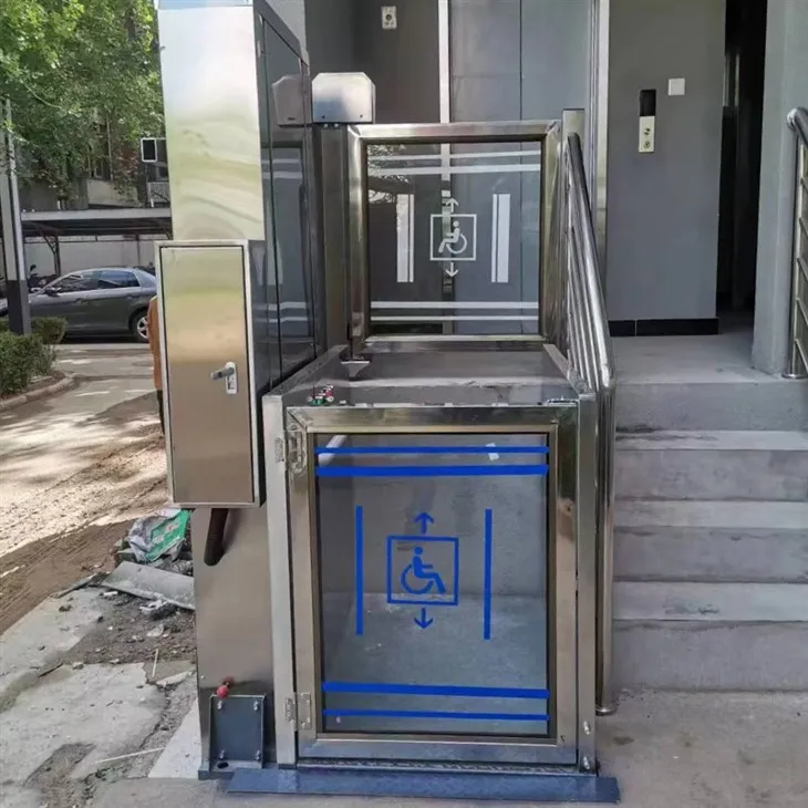 উল্লম্ব প্ল্যাটফর্ম লিফ্ট হুইলচেয়ার লিফট