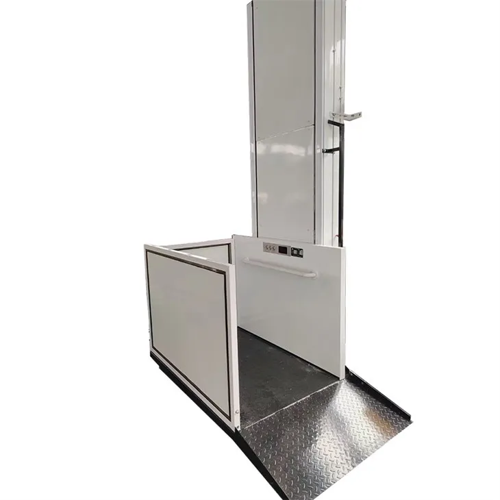 বাইরে বাড়ির জন্য হুইলচেয়ার লিফট